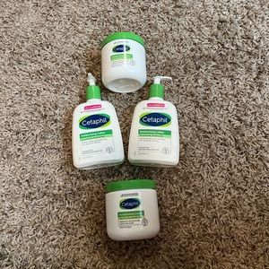 Cetaphil (2) Moisturizing Cream (2) Body Hydrating Moisturizing Lotion